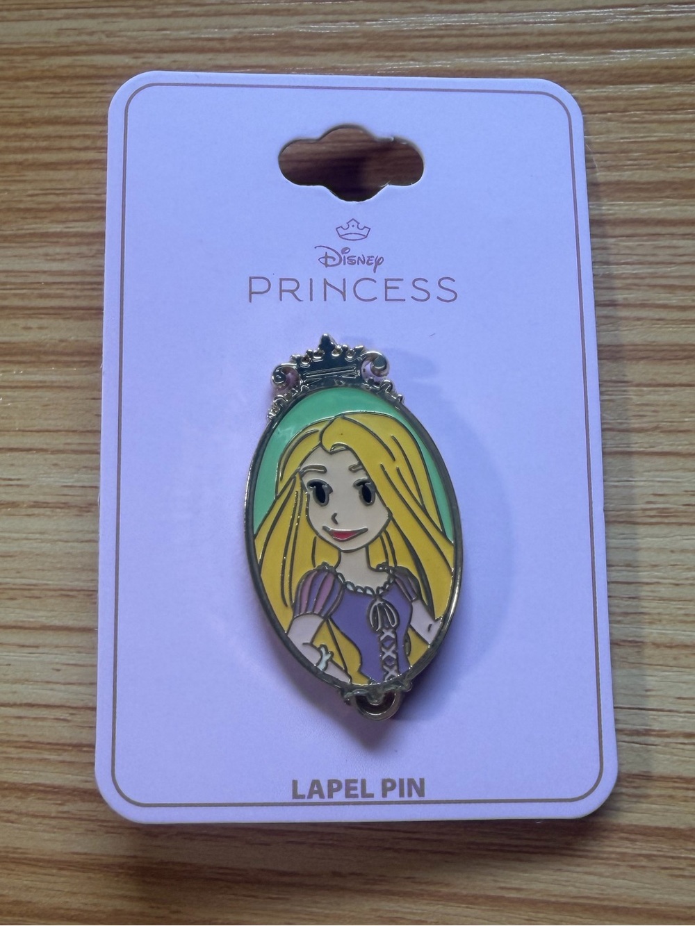 Disney Princess Rapunzel Oval Portrait Enamel Pin